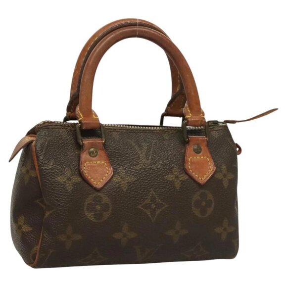 LOUIS VUITTON Monogram Mini Speedy Hand Bag - Picture 1 of 14